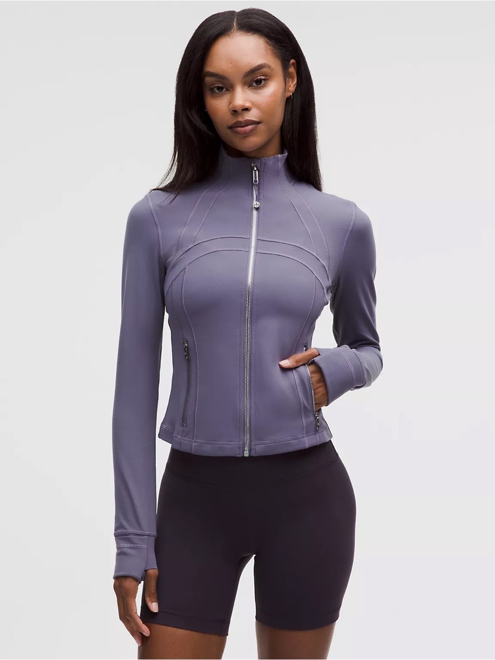 NWT Lululemon Grape Mist Cropped Define Jacket Size 8